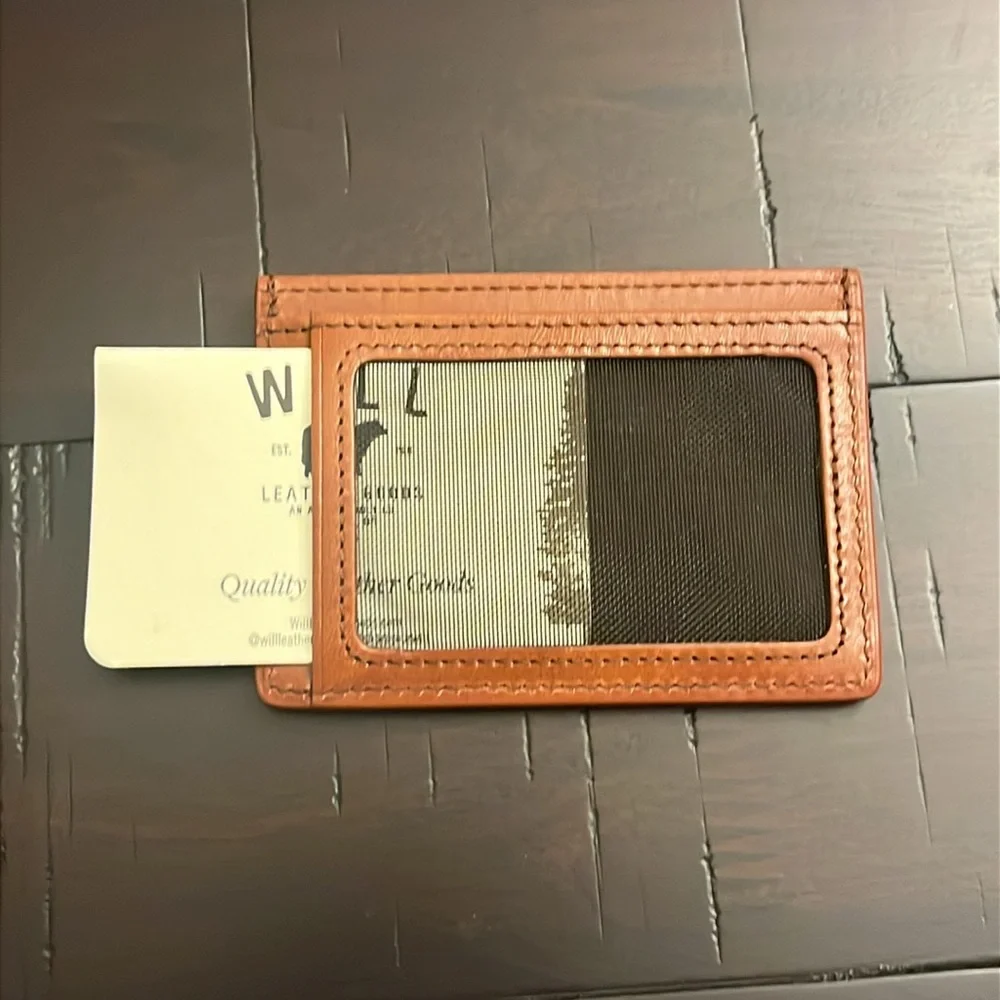 Will Leather Goods Card Case Wallet new Whisky